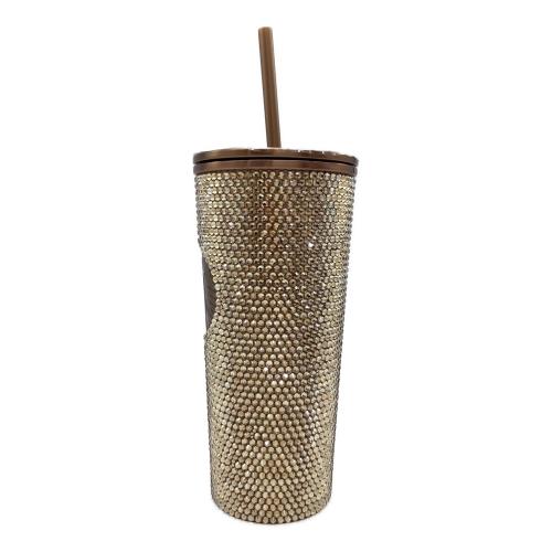 STARBUCKS COFFEE (スターバックス コーヒー) ステンレスコールドタンブラー ラインストーンゴールド