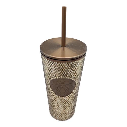 STARBUCKS COFFEE (スターバックス コーヒー) ステンレスコールドタンブラー ラインストーンゴールド