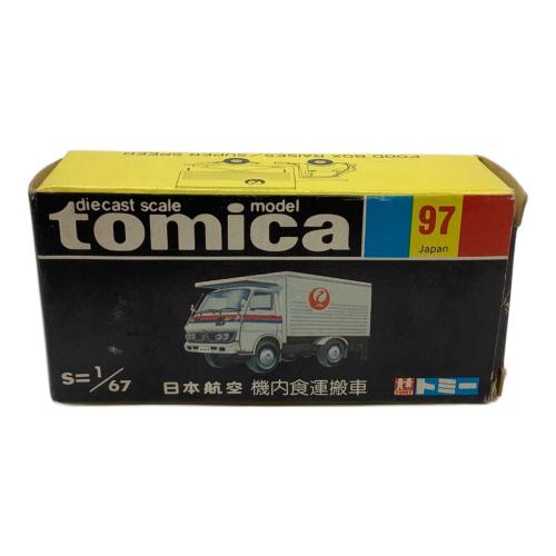 TOMY (トミー) 黒箱 JAL 機内食運搬車 トミカ 97 箱ダメージ・ヤケ・ヨゴレ有 日本製
