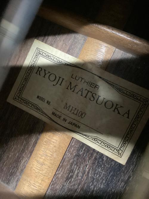 RYOJI MATSUOKA (マツオカリョウジ) クラシックギター MH100 フレット摩耗ほぼ無
