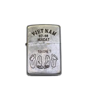 ZIPPO (ジッポ) オイルライター 1967年製 USA製 VIET  NAM 67-68 NUIDAT  TOUCHE