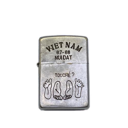 ZIPPO (ジッポ) オイルライター 1967年製 USA製 VIET  NAM 67-68 NUIDAT  TOUCHE