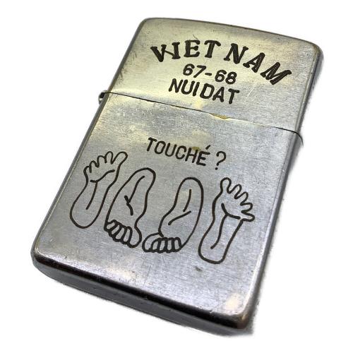 ZIPPO (ジッポ) オイルライター 1967年製 USA製 VIET  NAM 67-68 NUIDAT  TOUCHE