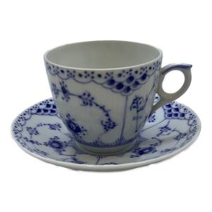 ROYAL COPENHAGEN (ロイヤル・コペンハーゲン) カップ&ソーサー ブルーフルーテッド・ハーフレース