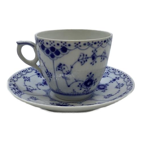 ROYAL COPENHAGEN (ロイヤル・コペンハーゲン) カップ&ソーサー ブルーフルーテッド・ハーフレース