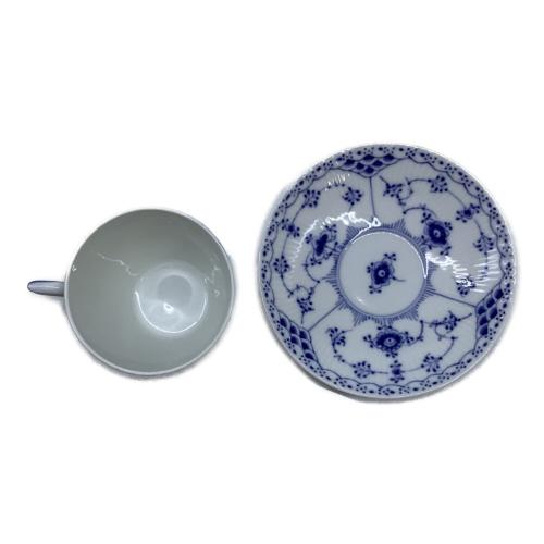 ROYAL COPENHAGEN (ロイヤル・コペンハーゲン) カップ&ソーサー ブルーフルーテッド・ハーフレース