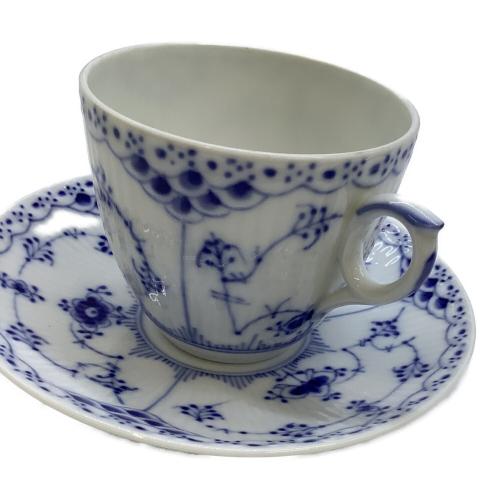 ROYAL COPENHAGEN (ロイヤル・コペンハーゲン) カップ&ソーサー ブルーフルーテッド・ハーフレース