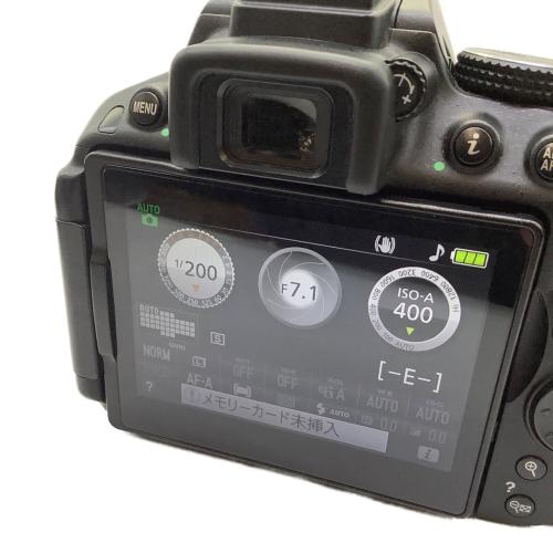 Nikon (ニコン) デジタル一眼レフカメラ D5300 ダブルズームレンズキット AF-P18-55mm /3.5-5.6G、AF-S 55-200mm/4-5.6G II