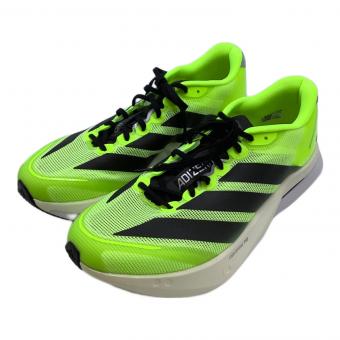 adidas (アディダス) ランニングシューズ JS4933 ADIZERO BOSTON 13 メンズ SIZE 27.5cm グリーン×ホワイト