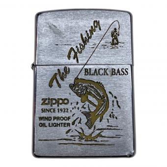 ZIPPO (ジッポ) オイルライター 2001年USA製 The Fishing BLACK BASS