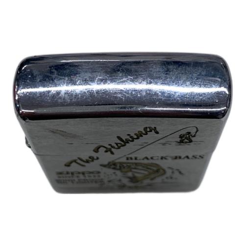 ZIPPO (ジッポ) オイルライター 2001年USA製 The Fishing BLACK BASS