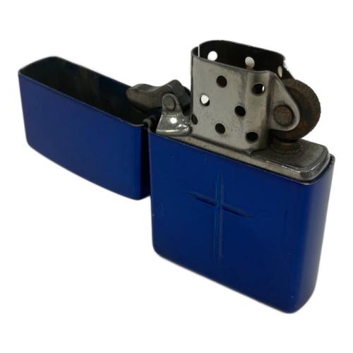 ZIPPO (ジッポ) オイルライター 2005年製 ブルーラッカークロス