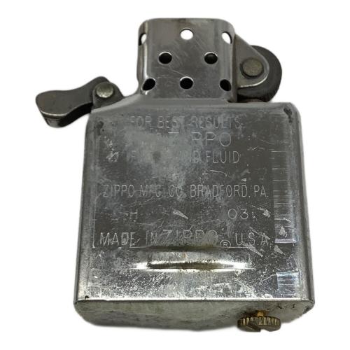 ZIPPO (ジッポ) オイルライター 2002年製 ベネチアン柄彫刻