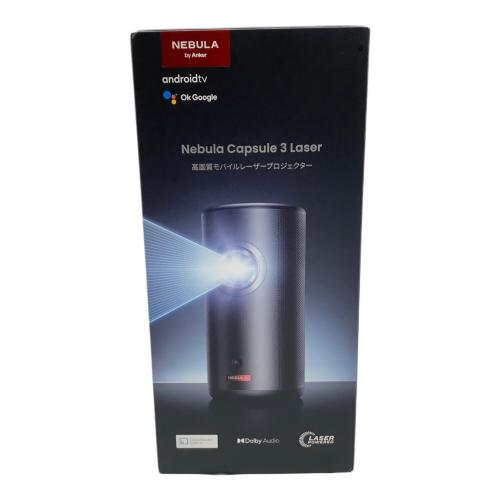 NEBULA by ANKER (ネブラバイアンカー) モバイルレーザープロジェクター Capsule 3 Laser 2024年製 HDMI/WiFI/Bluietooth AndroidTV 1920x1080