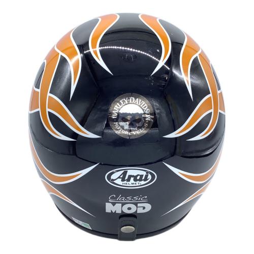 Arai (アライ) バイク用ヘルメット 2018年製 98136-18JX 3/4 Retro Flame SIZE XL PSCマーク(バイク用ヘルメット)有