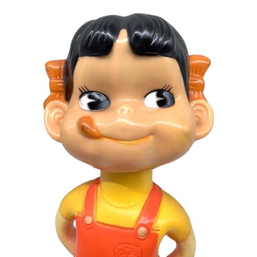 Fujiya (フジヤ) ペコちゃん首振り人形 保管ヨゴレ有 レトロ
