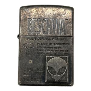 ZIPPO (ジッポ) オイルライター 1996年製 BESCHWA ALIEN DEFENCE PROJECTS