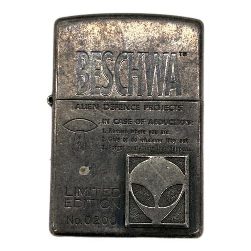ZIPPO (ジッポ) オイルライター 1996年製 BESCHWA ALIEN DEFENCE PROJECTS