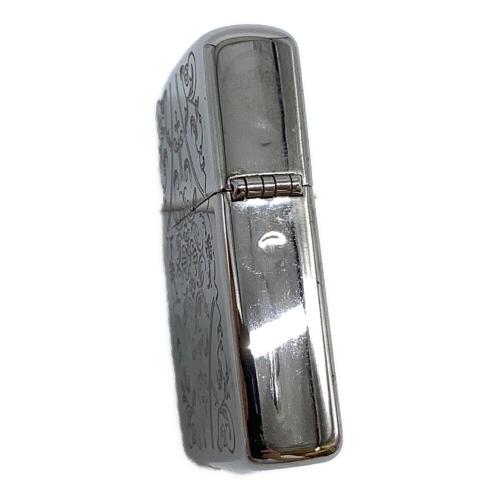 ZIPPO (ジッポ) オイルライター 2007年製 U.S.A製 armor 貝貼りシリーズ クロス