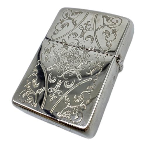 ZIPPO (ジッポ) オイルライター 2007年製 U.S.A製 armor 貝貼りシリーズ クロス