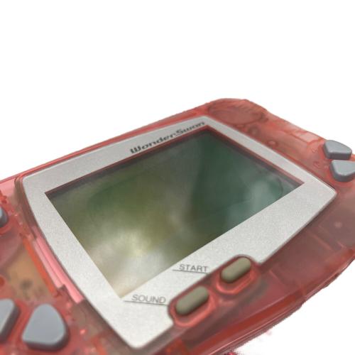 WONDER SWAN ゲーム機 SWJ-77701P　スケルトンピンク