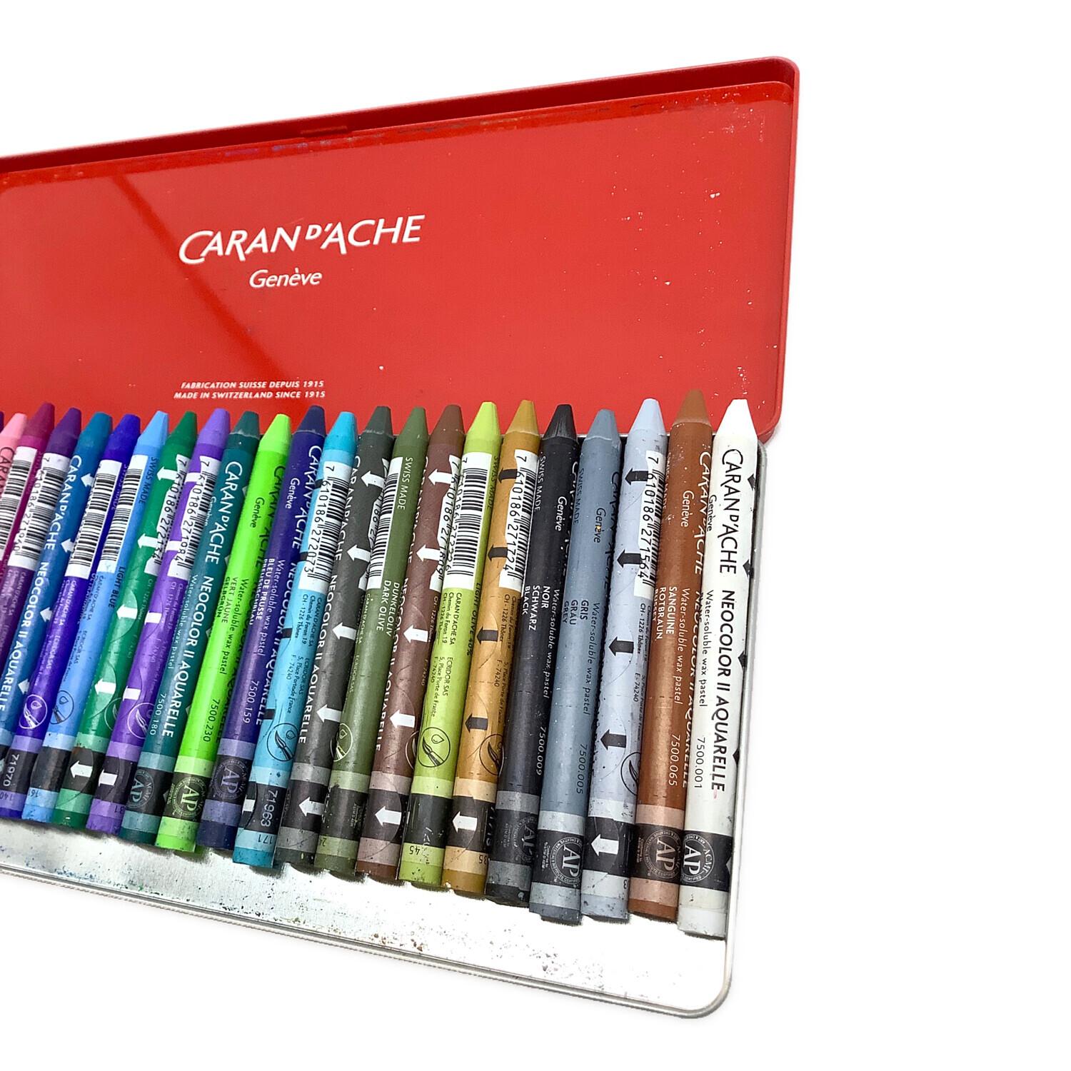 CARAN d'ACHE (カランダッシュ) 水溶性クレヨン ネオカラー2 30色