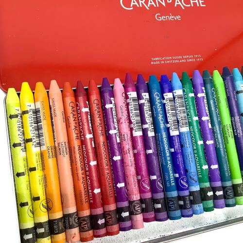 CARAN d'ACHE (カランダッシュ) 水溶性クレヨン ネオカラー2 30色