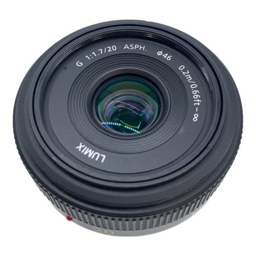 Panasonic LIMIX 単焦点レンズ G 1:1.7/20 ASPH H-H020