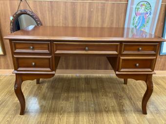 東海家具 (トウカイカグ) 猫脚デスク 152 ダークブラウン KENT