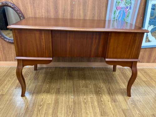 東海家具 (トウカイカグ) 猫脚デスク 152 ダークブラウン KENT
