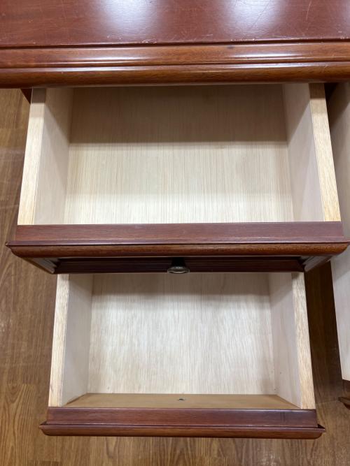 東海家具 (トウカイカグ) 猫脚デスク 152 ダークブラウン KENT
