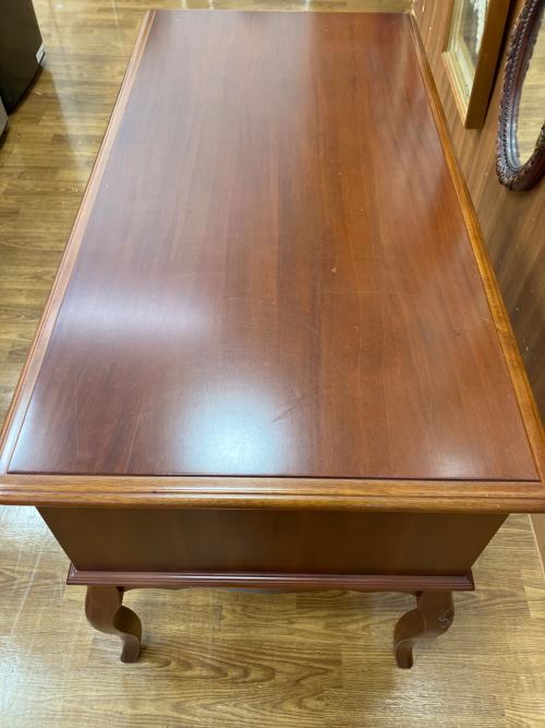 東海家具 (トウカイカグ) 猫脚デスク 152 ダークブラウン KENT