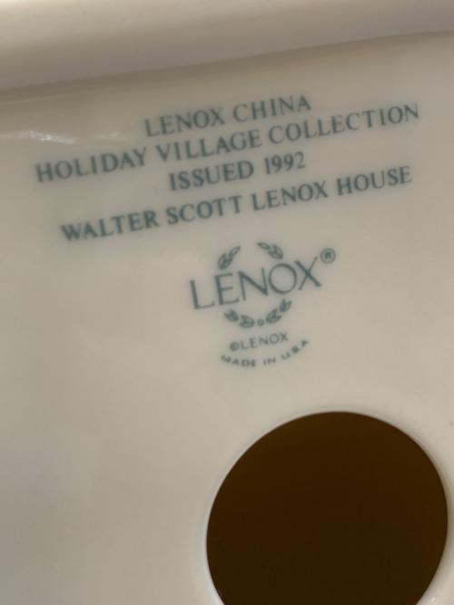 LENOX (レノックス) フィギュリン holiday village  Walter Lenox house