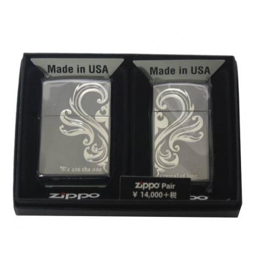 ZIPPO オイルライター 未使用品 ペア　ハート　2014年　USA　★