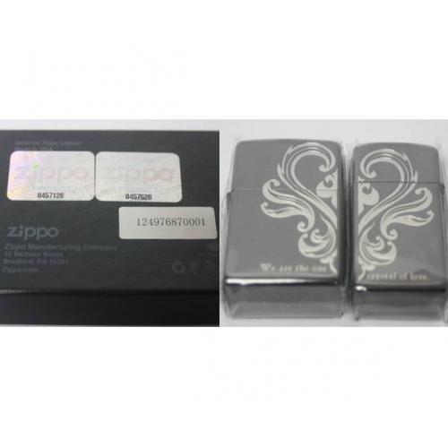 ZIPPO オイルライター 未使用品 ペア　ハート　2014年　USA　★