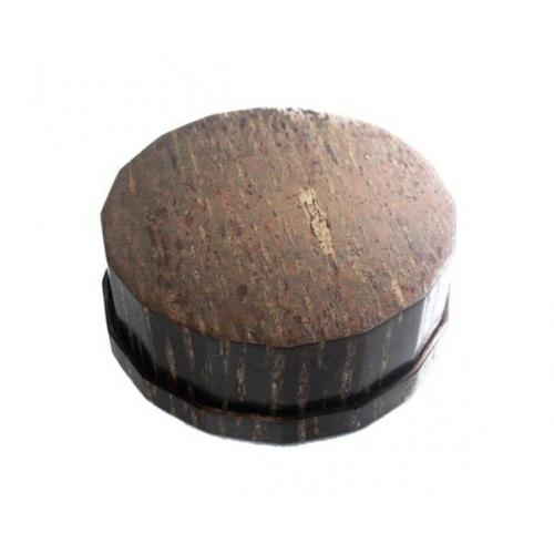 藤木伝四郎商店 十六角茶櫃(大) 伝統工芸品 樺細工 桜皮細工　茶櫃
