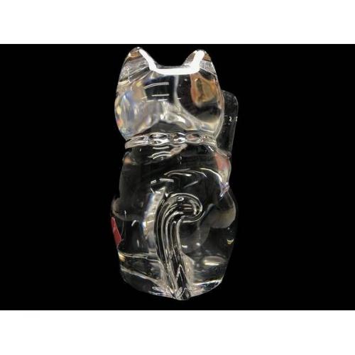 Baccarat 招き猫 クリスタル