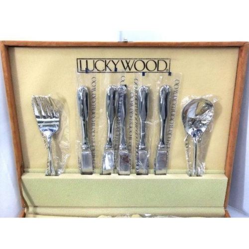 LUCKYWOOD カトラリー40本セット　LUCKYWOOD 未使用品