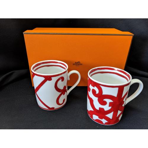 HERMES マグカップ HERMES ガダルキヴィール 2Pセット 未使 未使用品 2Pセット
