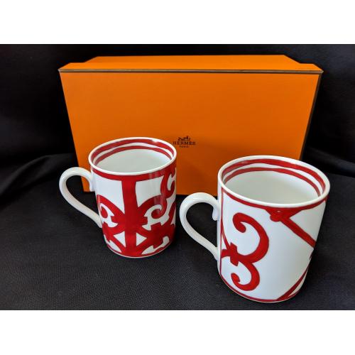 HERMES マグカップ HERMES ガダルキヴィール 2Pセット 未使 未使用品 2Pセット