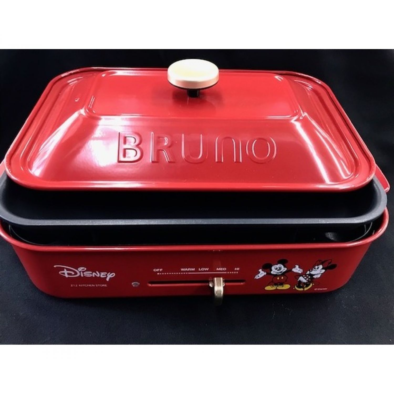 BRUNO (ブルーノ) ホットプレート 未使用品 BOE021-RD Disney