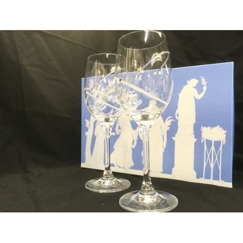 Wedgwood (ウェッジウッド) ワイングラス 未使用品 2Pセット