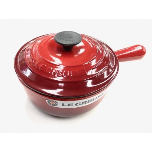 LE CREUSET (ルクルーゼ) 片手鍋 レッド 未使用品