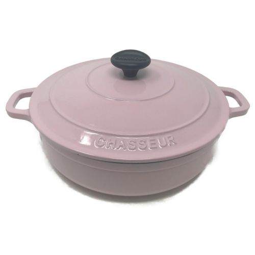 CHASSEUR (シャスール) ローキャセロール ピンク 24cm