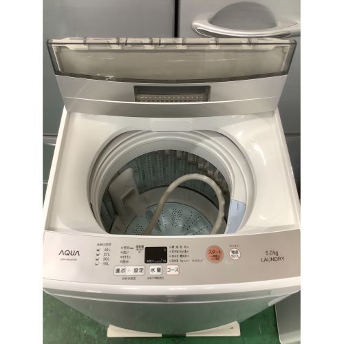 AQUA (アクア) 全自動洗濯機 5.0kg AQW-BK50F 2018年製 50Hz／60Hz 