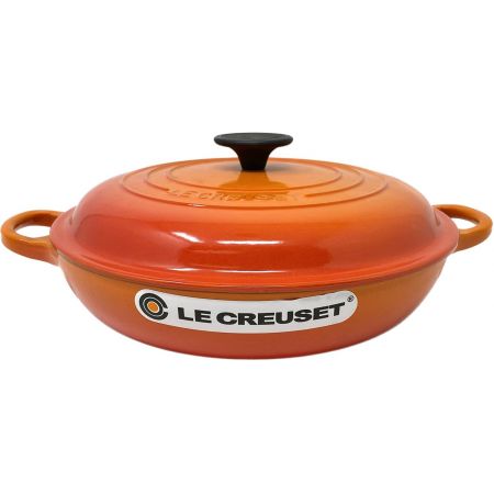 LE CREUSET (ルクルーゼ) ビュッフェ・キャセロール 26 cm オレンジ