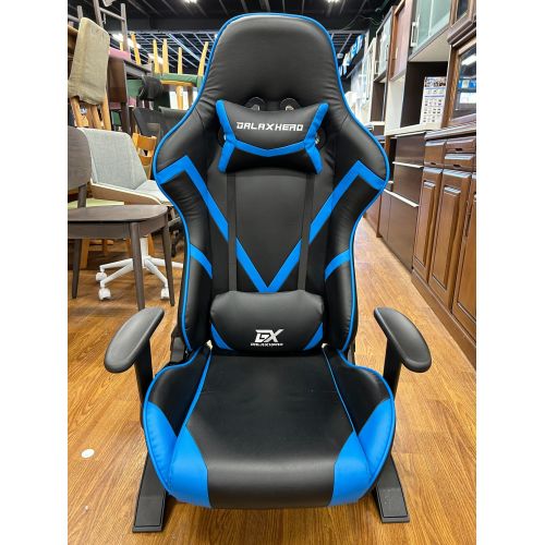 GALAXHERO ゲーミング座椅子 ブラック×ブルー