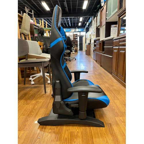 GALAXHERO ゲーミング座椅子 ブラック×ブルー