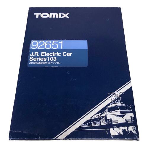 TOMIX (トミックス) JR103系通勤電車 92651 Nゲージ ※ランプ接触不良部分有