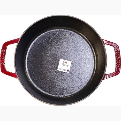 Staub (ストウブ) 両手フライパン ラウンド チェリー 20㎝